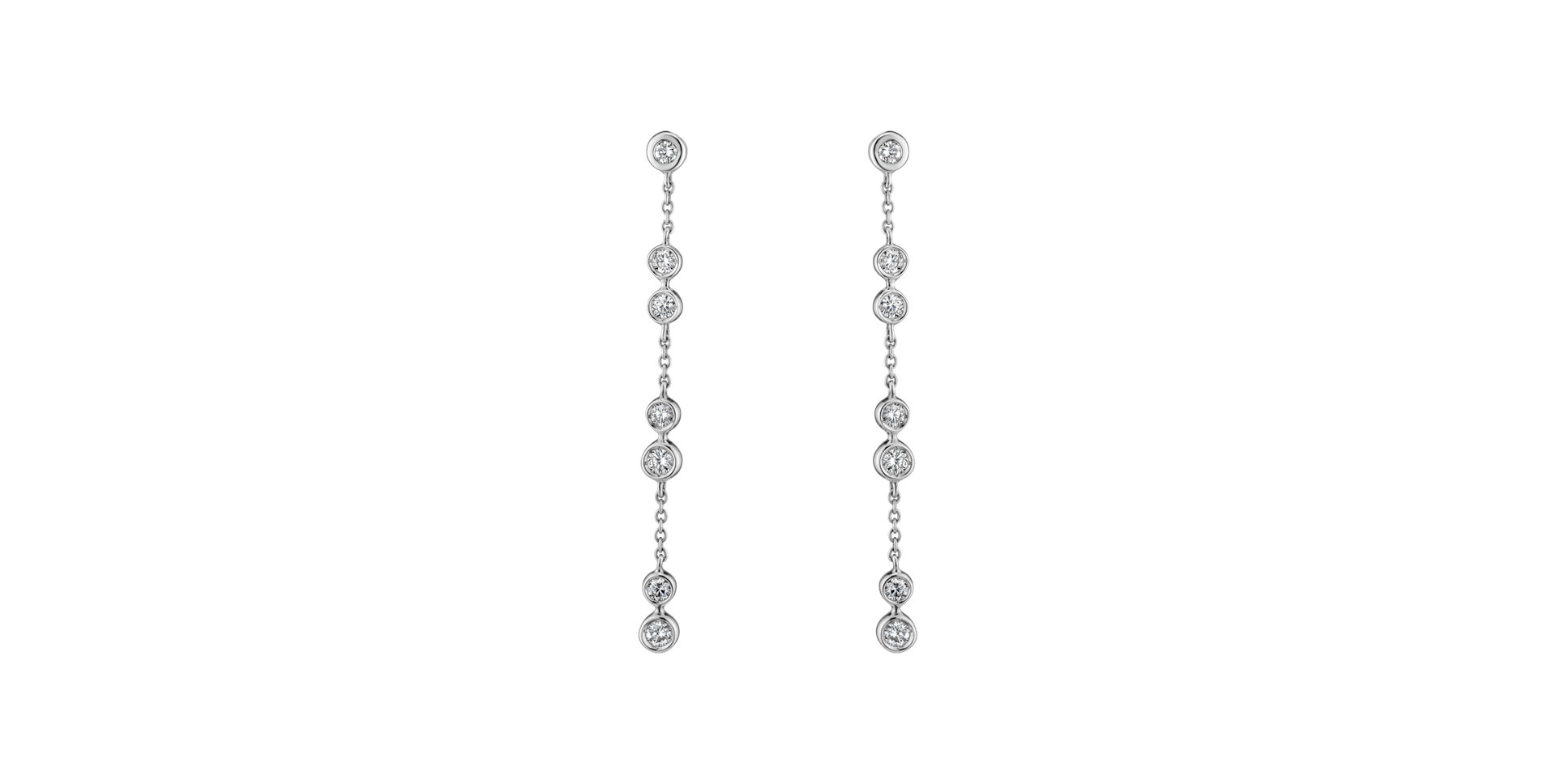 Diamond earrings Charming Waterfall