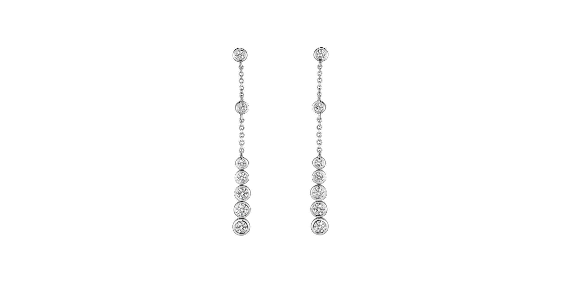 Diamond earrings Moonshine Waterfall