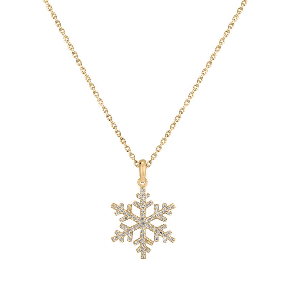 Diamond pendant Snow Delight
