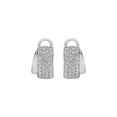 Diamond earrings Galaxy Poem