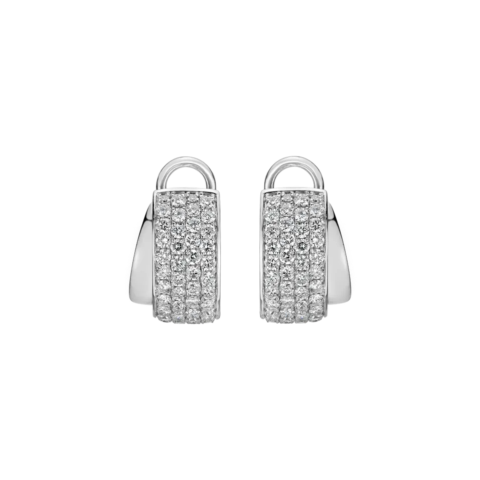 Diamond earrings Galaxy Poem