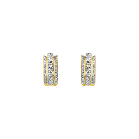 Diamond earrings Amazing Mosaic