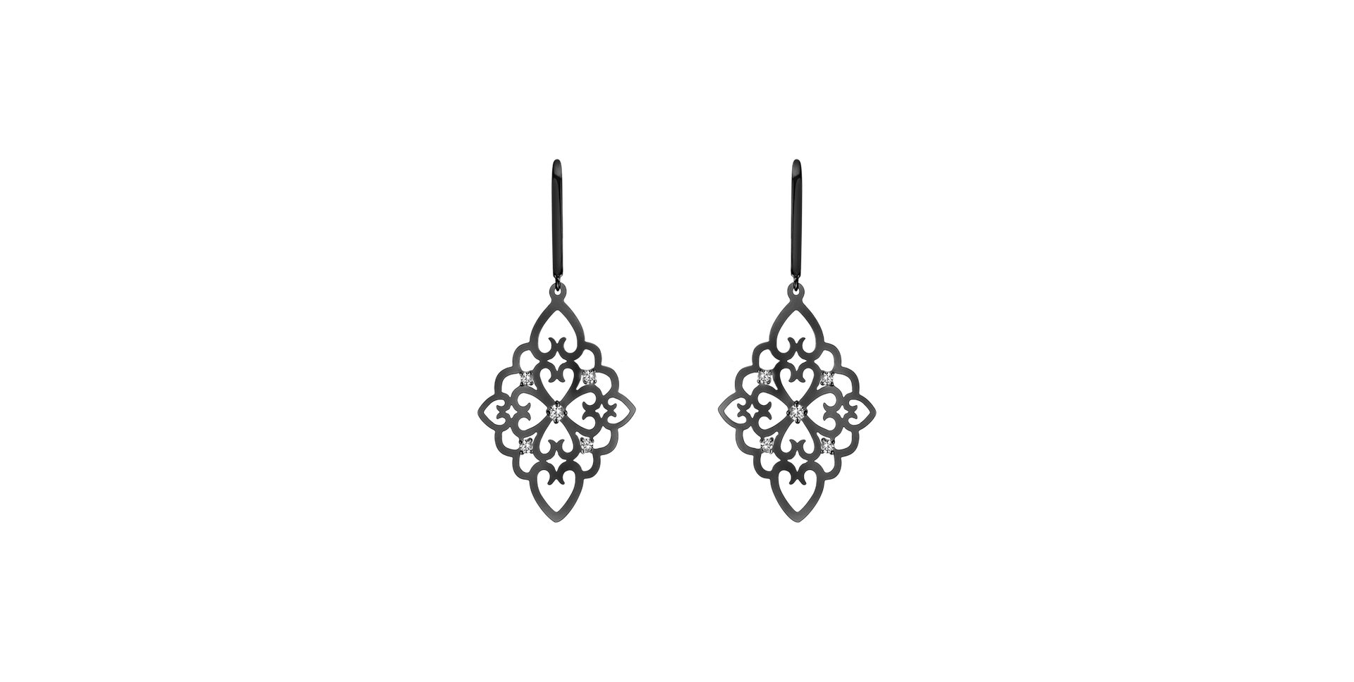 Diamond earrings Folk Treasure