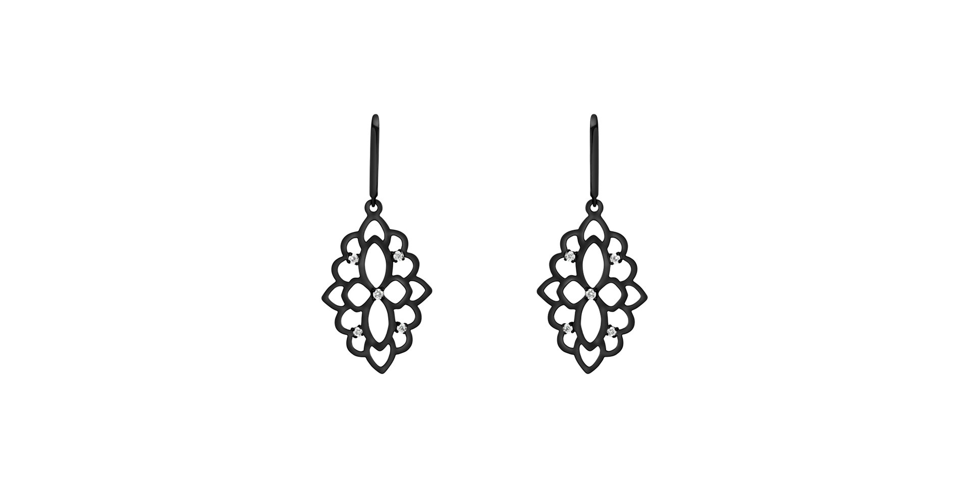 Diamond earrings Folk Heritage