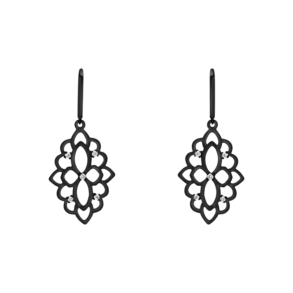 Diamond earrings Folk Heritage
