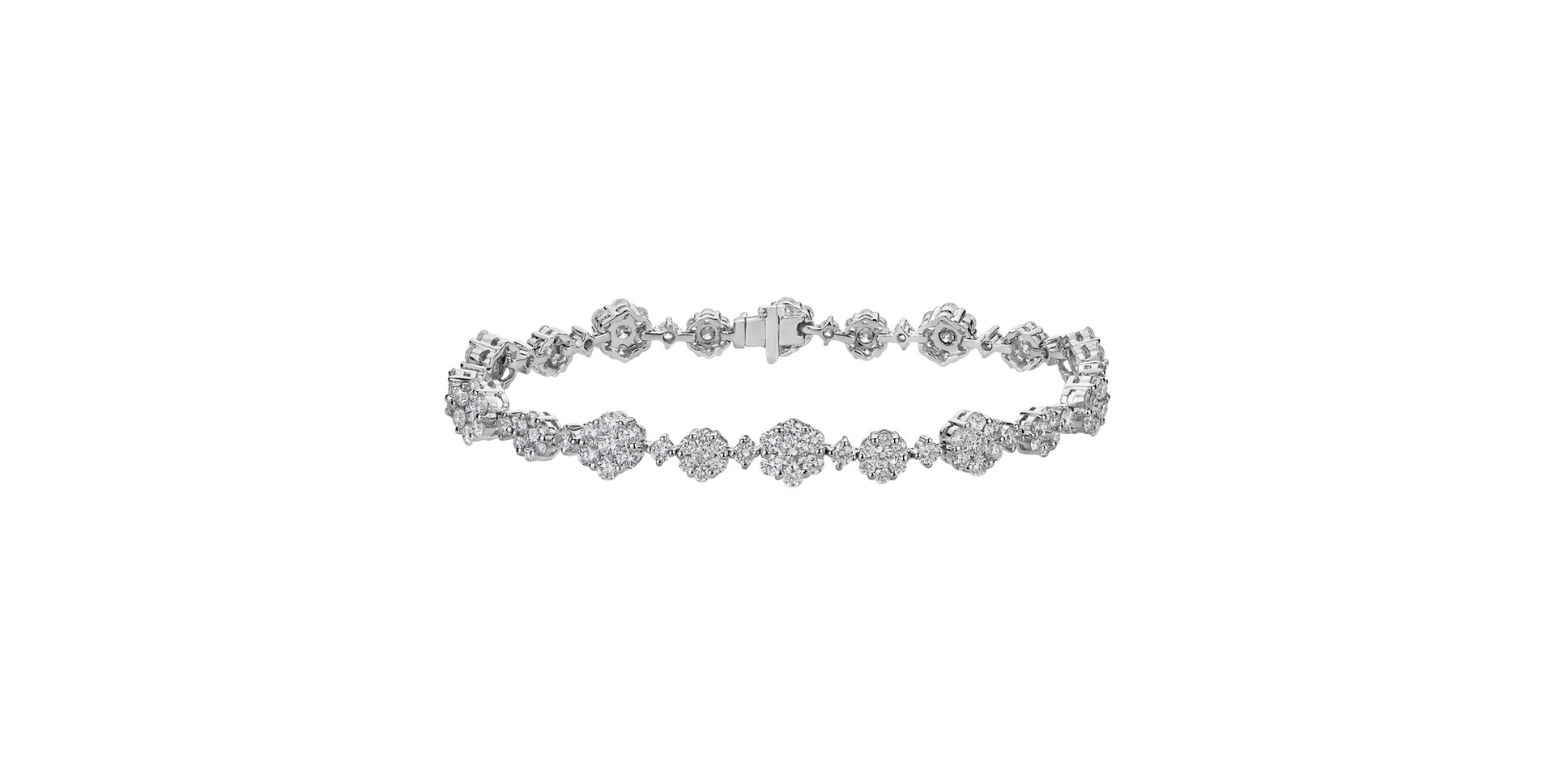 Bracelet with diamonds Bright Path