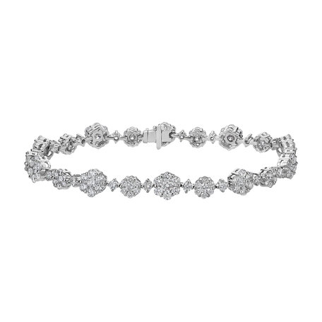 Bracelet with diamonds Bright Path