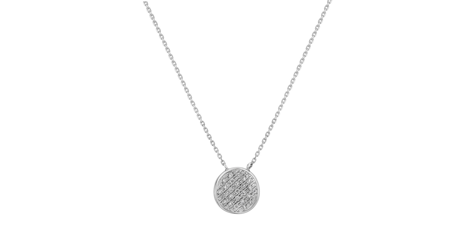 Diamond necklace Moon Message