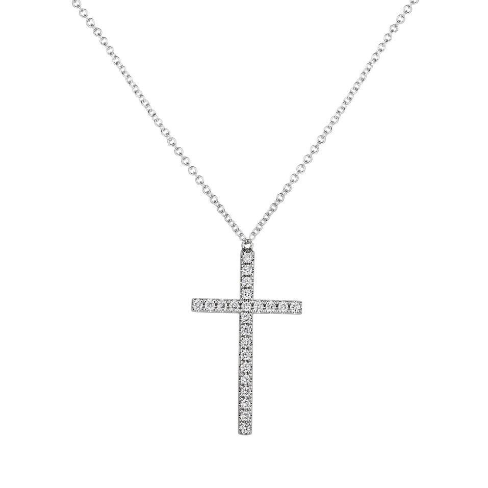 Diamond necklace Gold Message