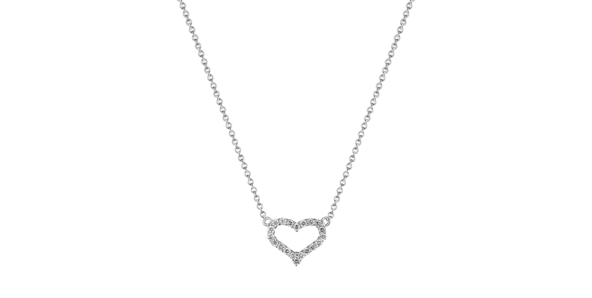 Diamond necklace Glorious Heart