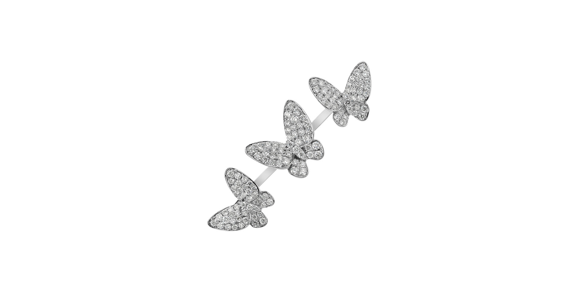 Diamond ring Royal Butterflies