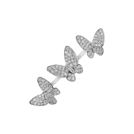 Diamond ring Royal Butterflies