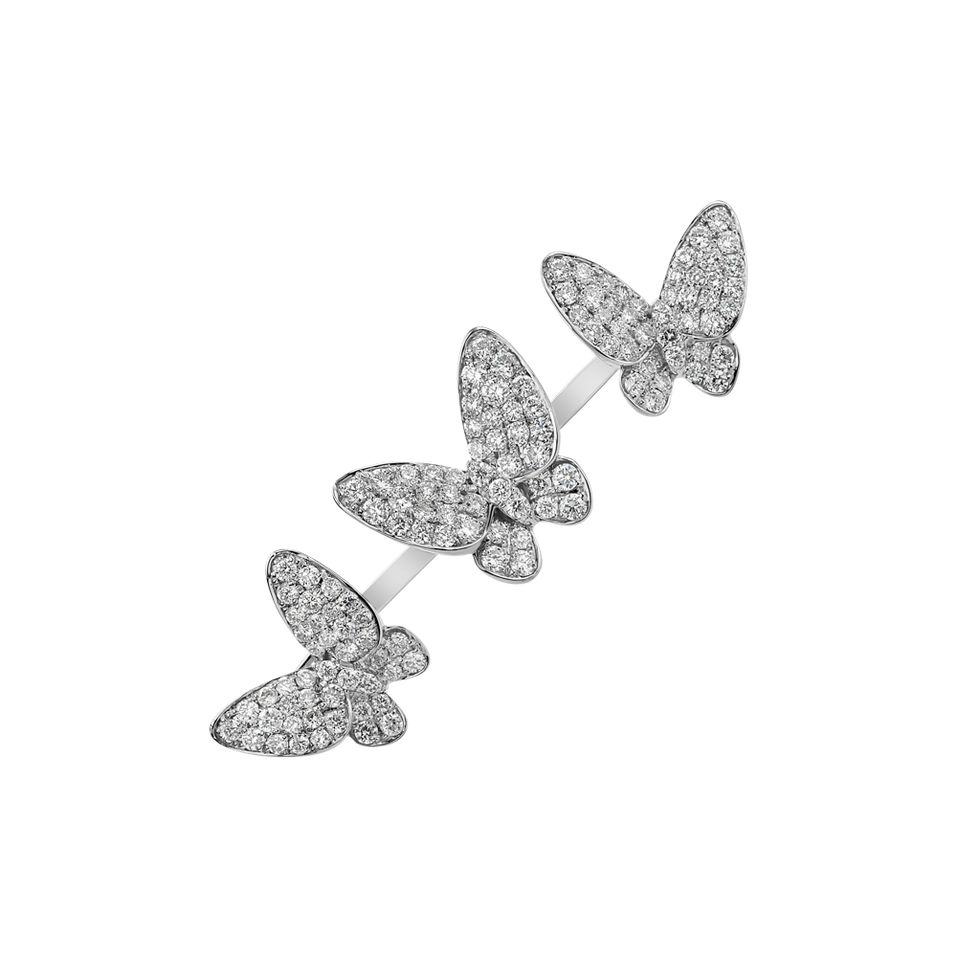 Diamond ring Royal Butterflies