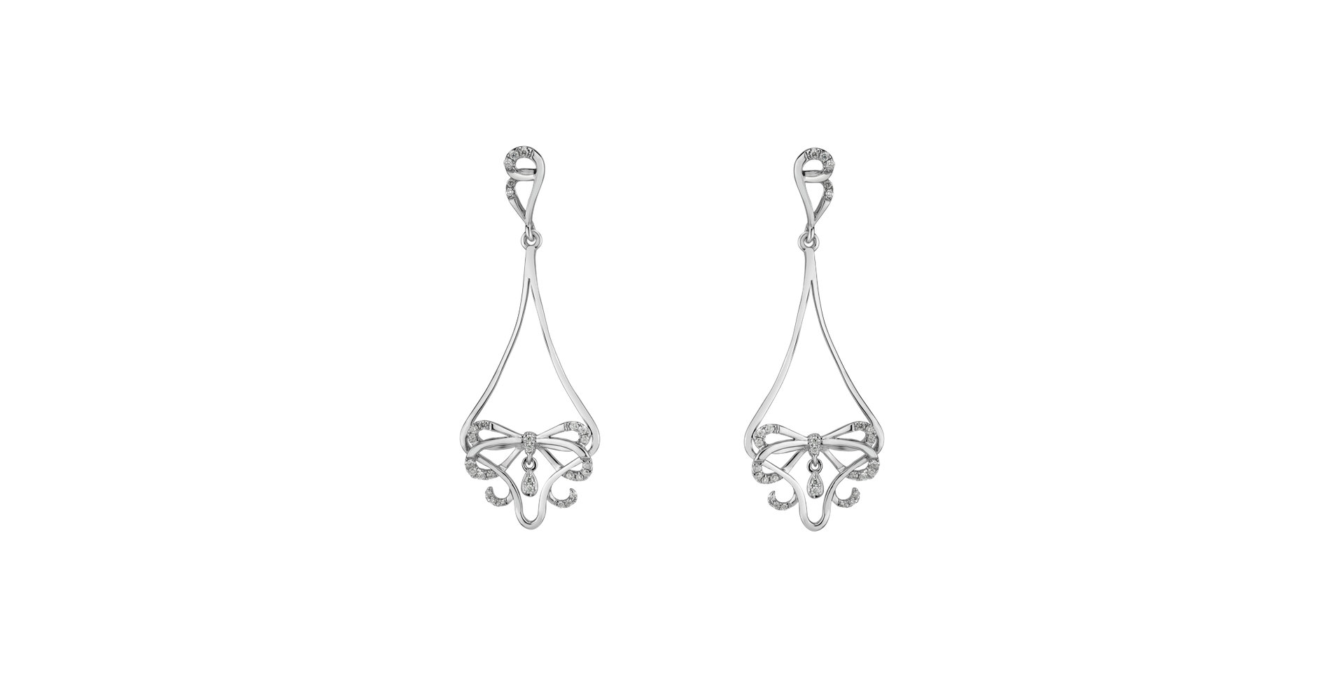 Diamond earrings Butterfly Eden