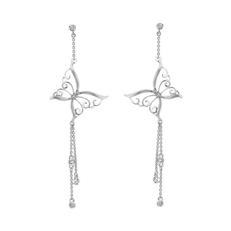 Diamond earrings Butterfly Diamond Flight