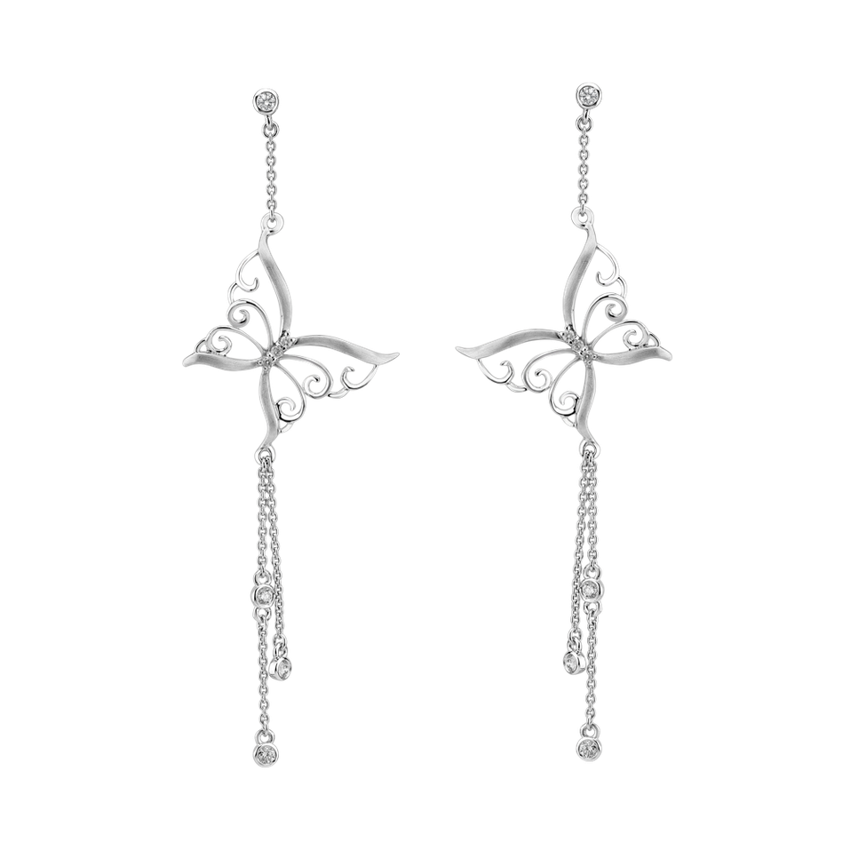 Diamond earrings Butterfly Diamond Flight