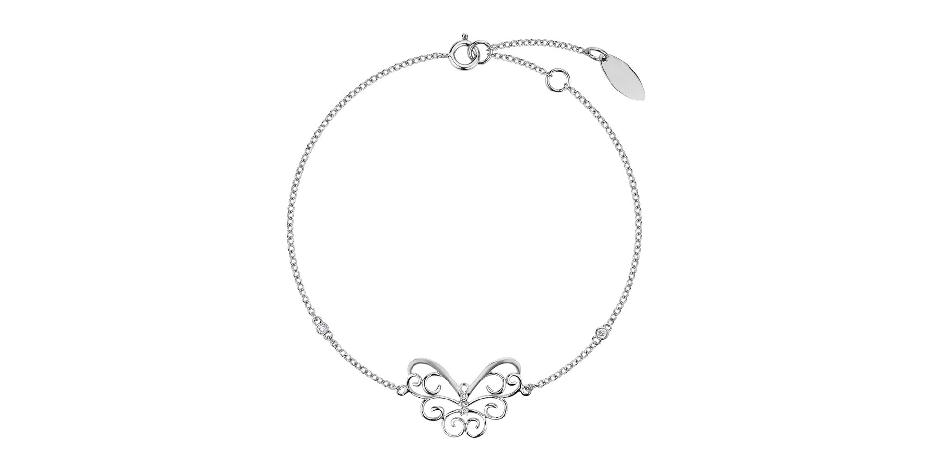 Bracelet with diamonds Endless Dream