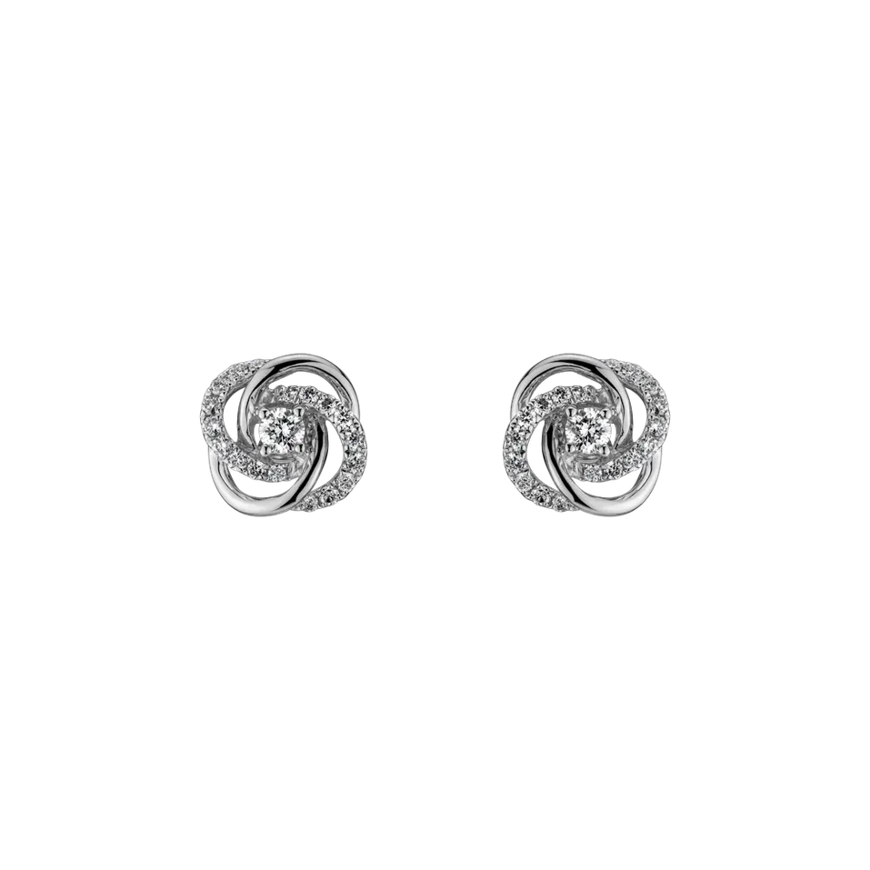Diamond earrings Rosettes