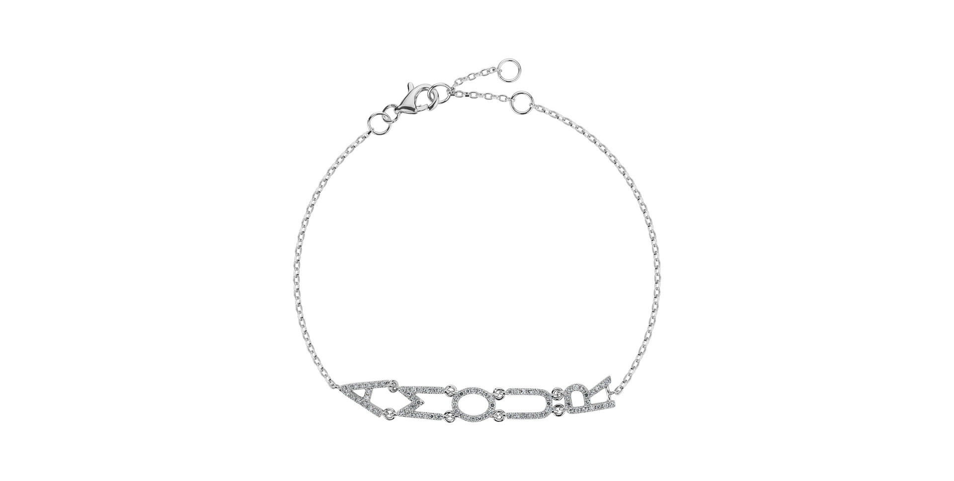 Bracelet with diamonds Amour