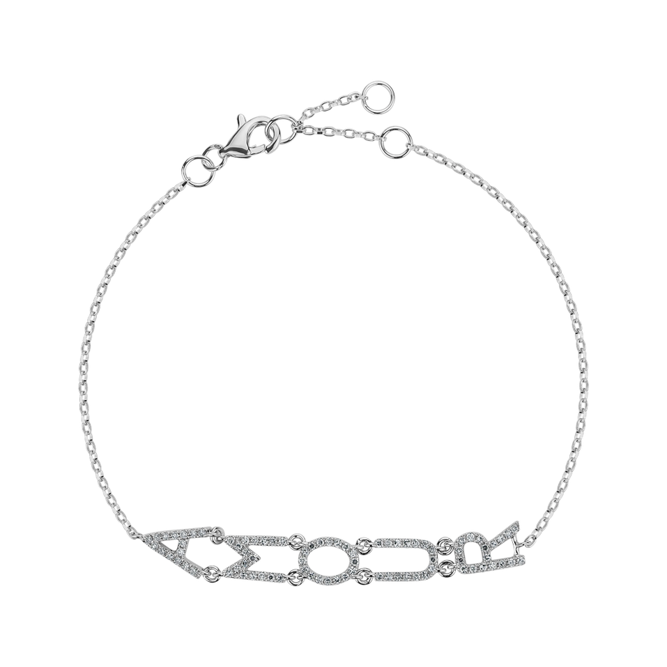 Bracelet with diamonds Amour