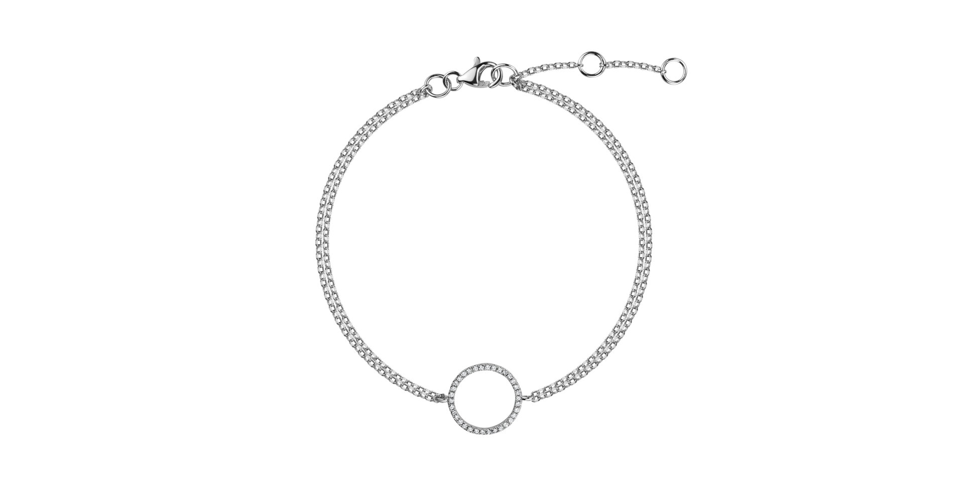 Bracelet with diamonds Lucinda