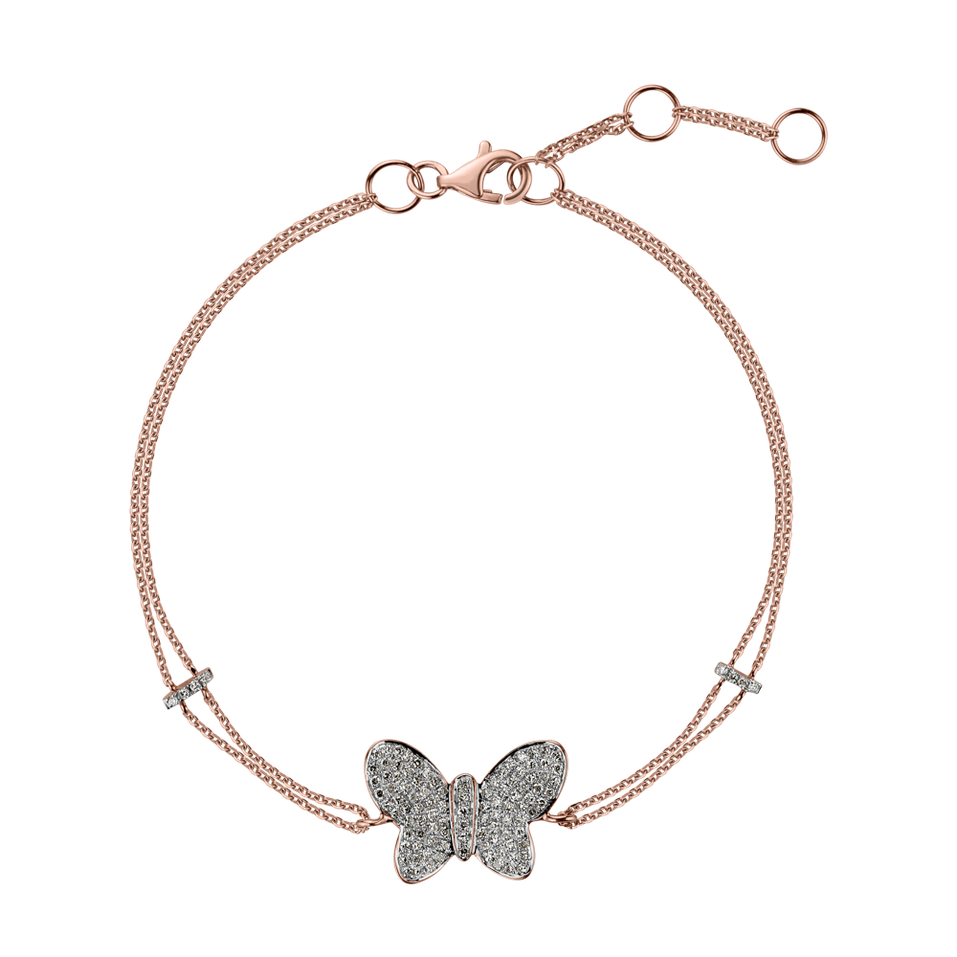 Bracelet with diamonds Fancy Wings