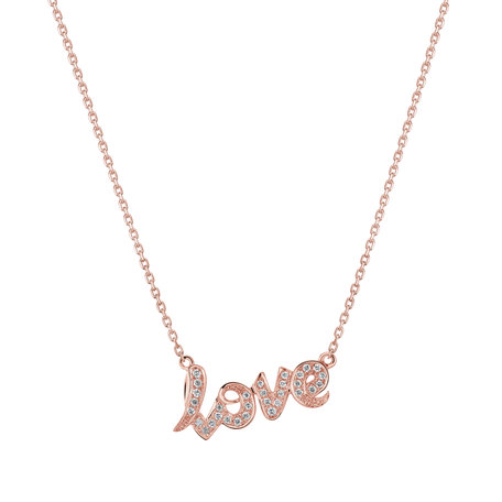 Diamond necklace Endless Love