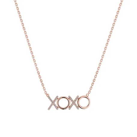 Diamond necklace Tic Tac Toe