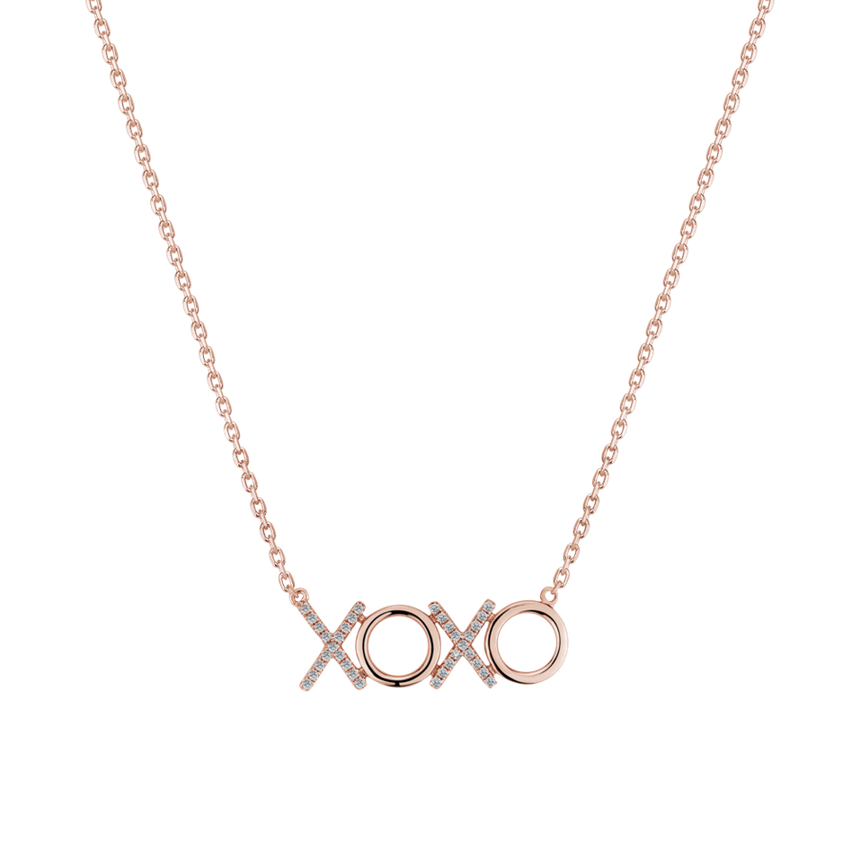 Diamond necklace Tic Tac Toe