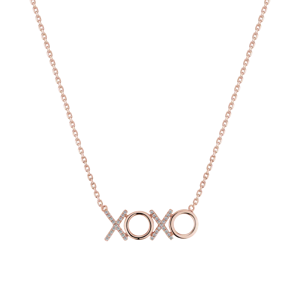 Diamond necklace Tic Tac Toe