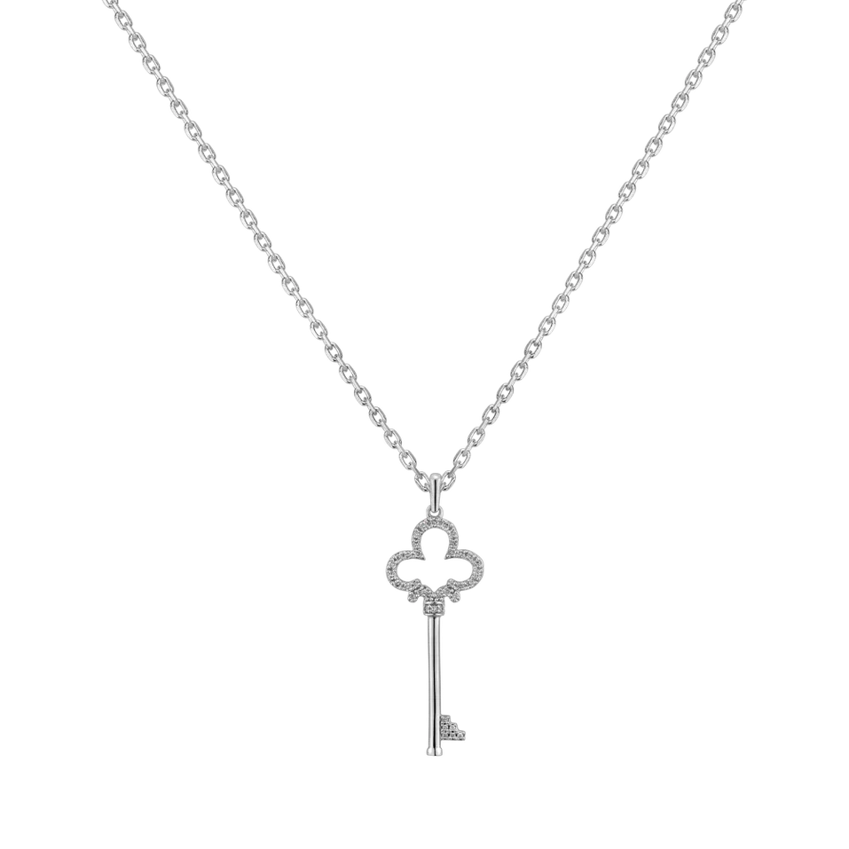 Diamond pendant Worlds Key