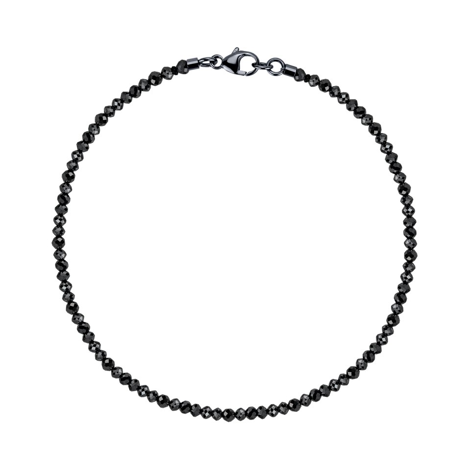 Bracelet with black diamonds Darkness