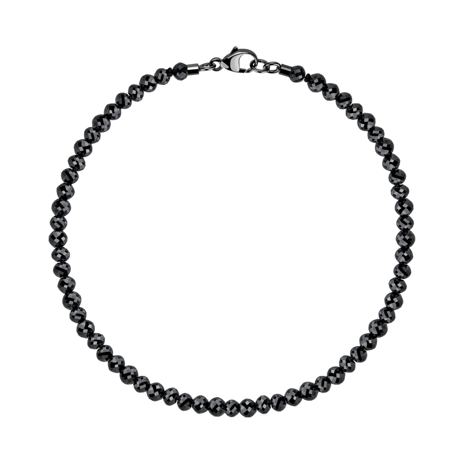 Bracelet with black diamonds Darkness