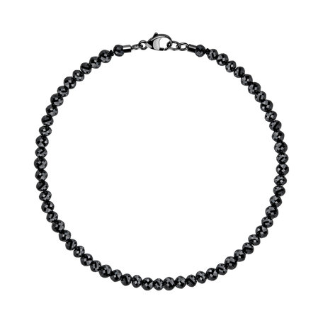 Bracelet with black diamonds Darkness