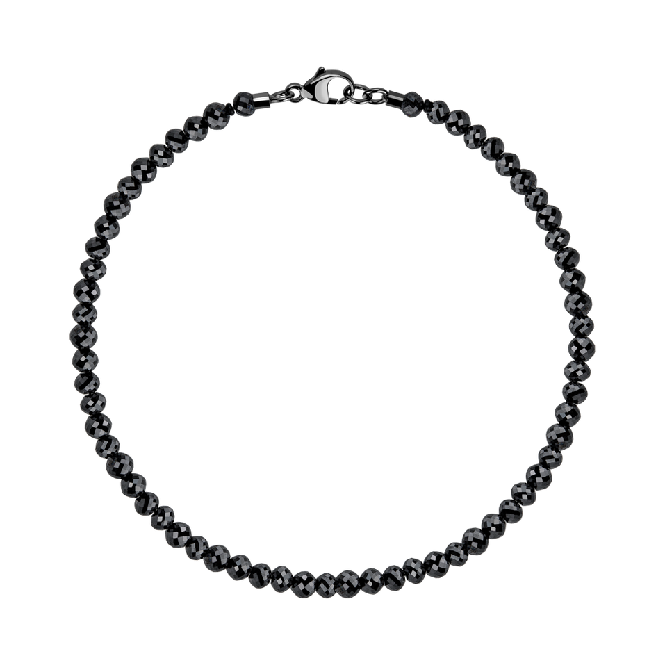 Bracelet with black diamonds Darkness