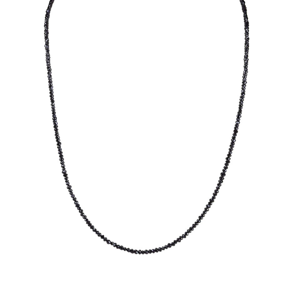 Necklace with black diamonds Night Jewel