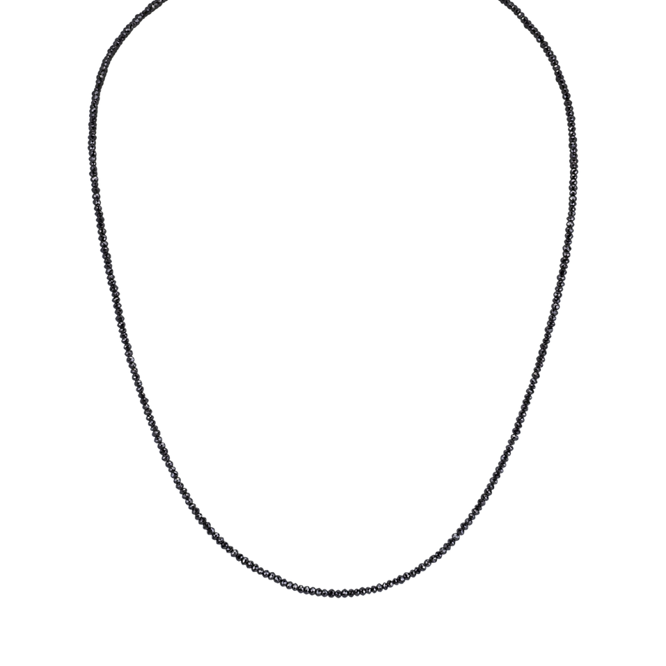 Necklace with black diamonds Night Jewel
