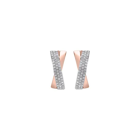Diamond earrings Charming Mania
