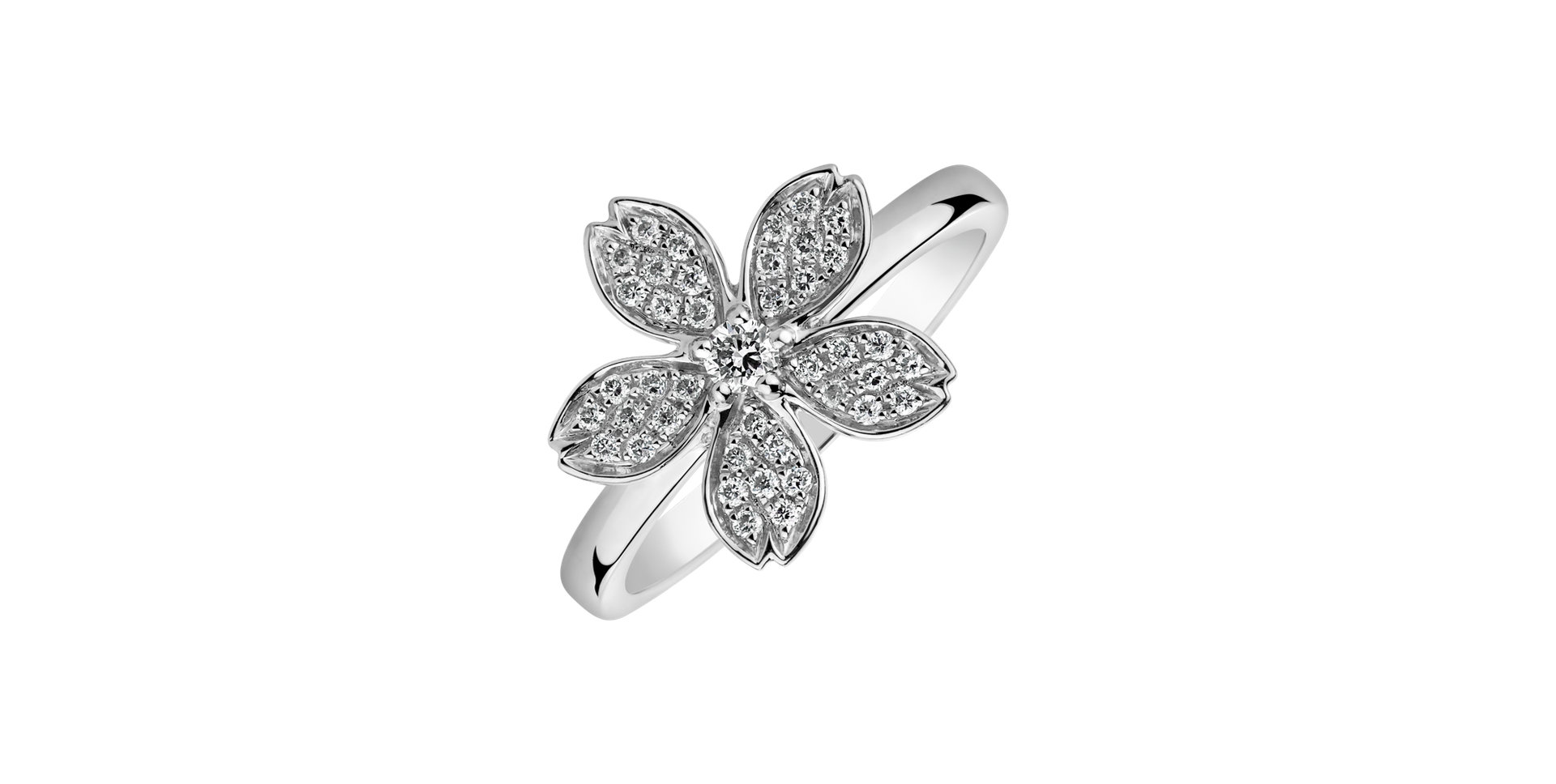 Diamond ring Dazzling Bloom