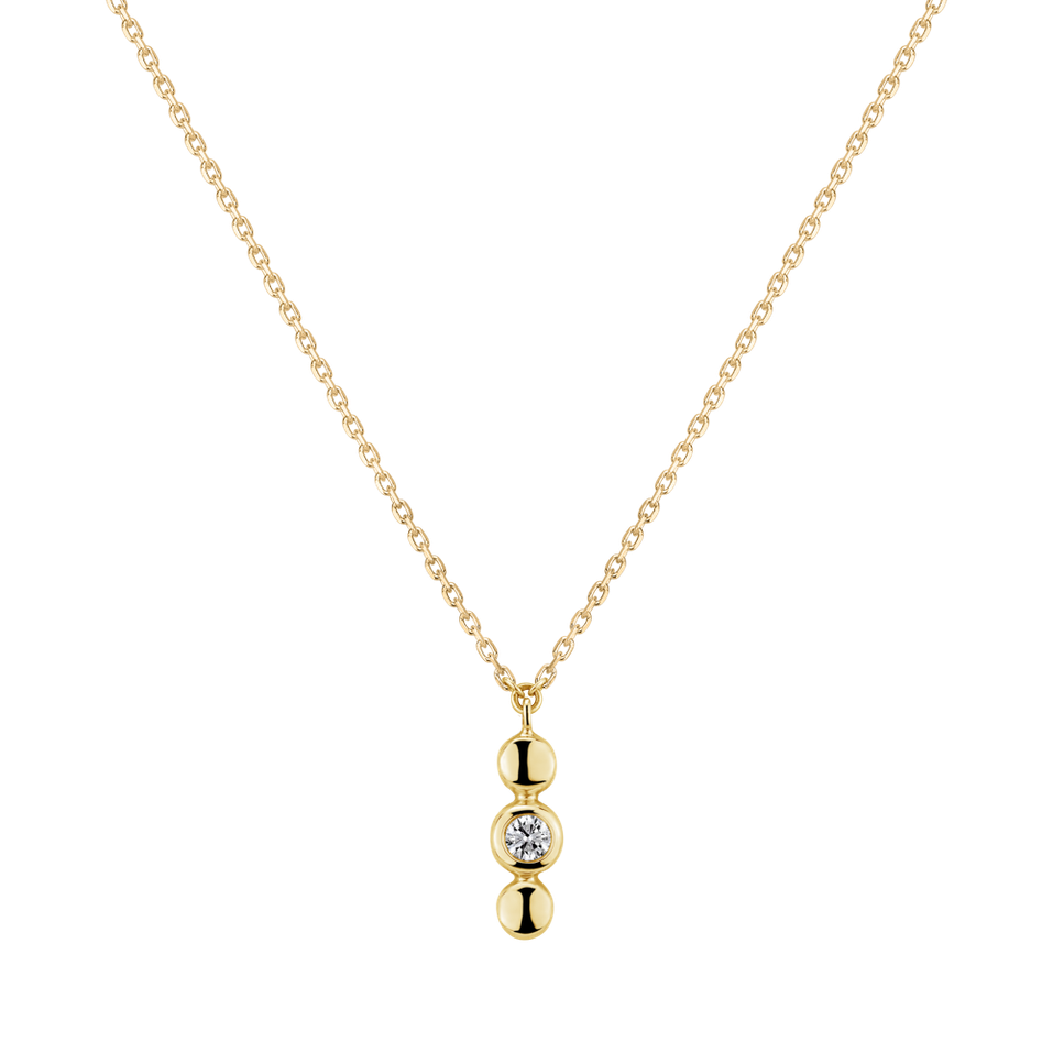 Diamond necklace Waterfall Dots