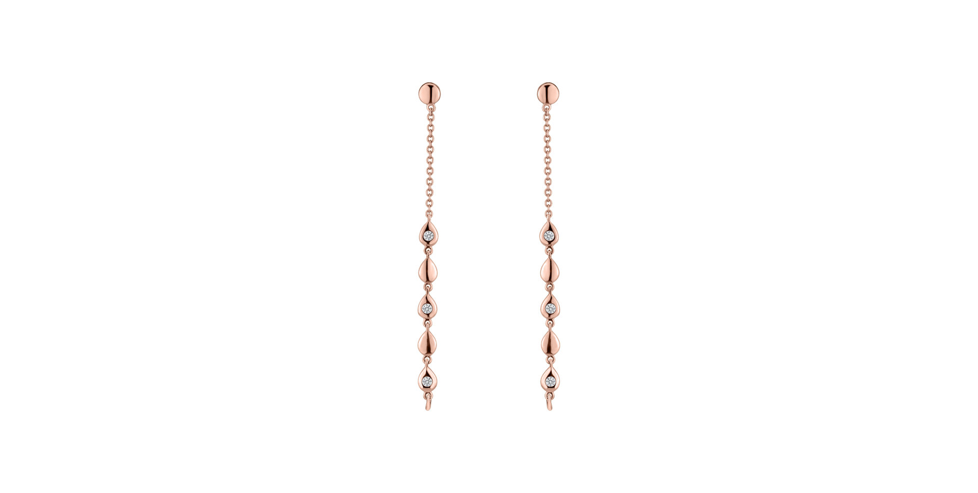 Diamond earrings Shine Waterfall