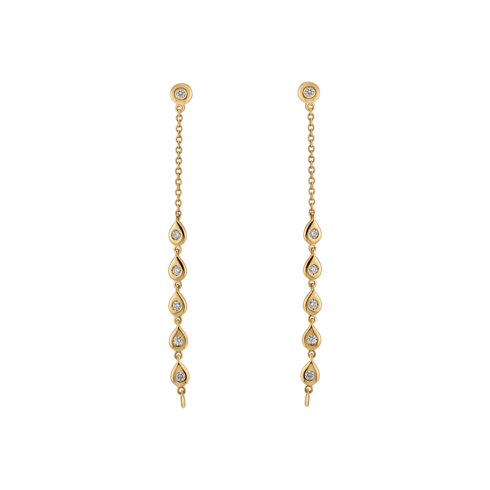 Diamond earrings Shine Waterfall