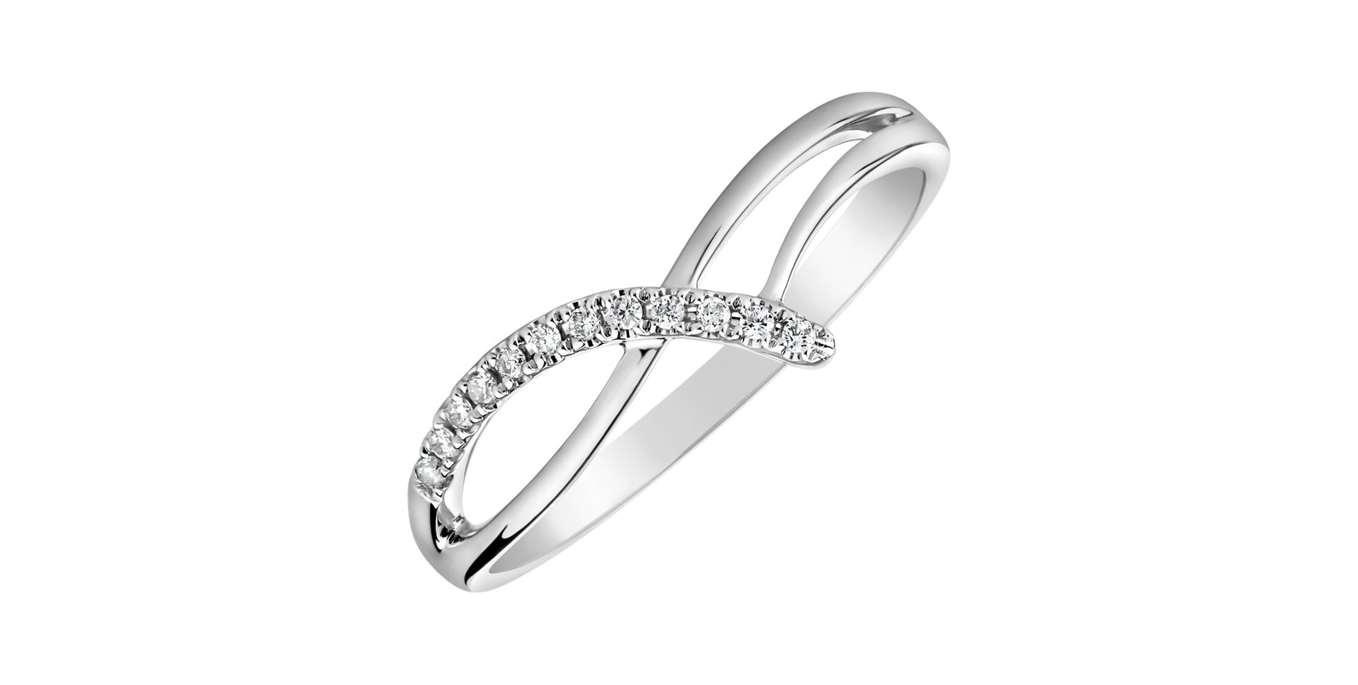 Diamond ring Elegant Line