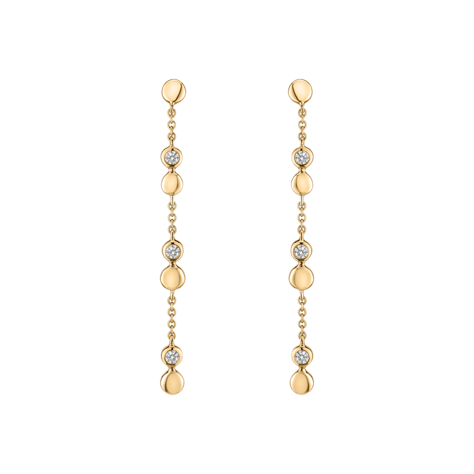 Diamond earrings Charming Waterfall