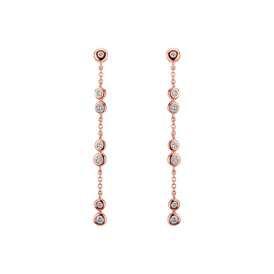 Diamond earrings Charming Waterfall