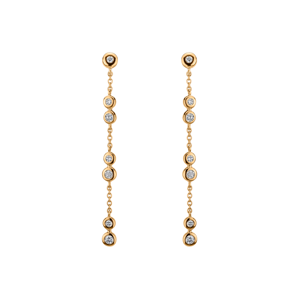 Diamond earrings Charming Waterfall