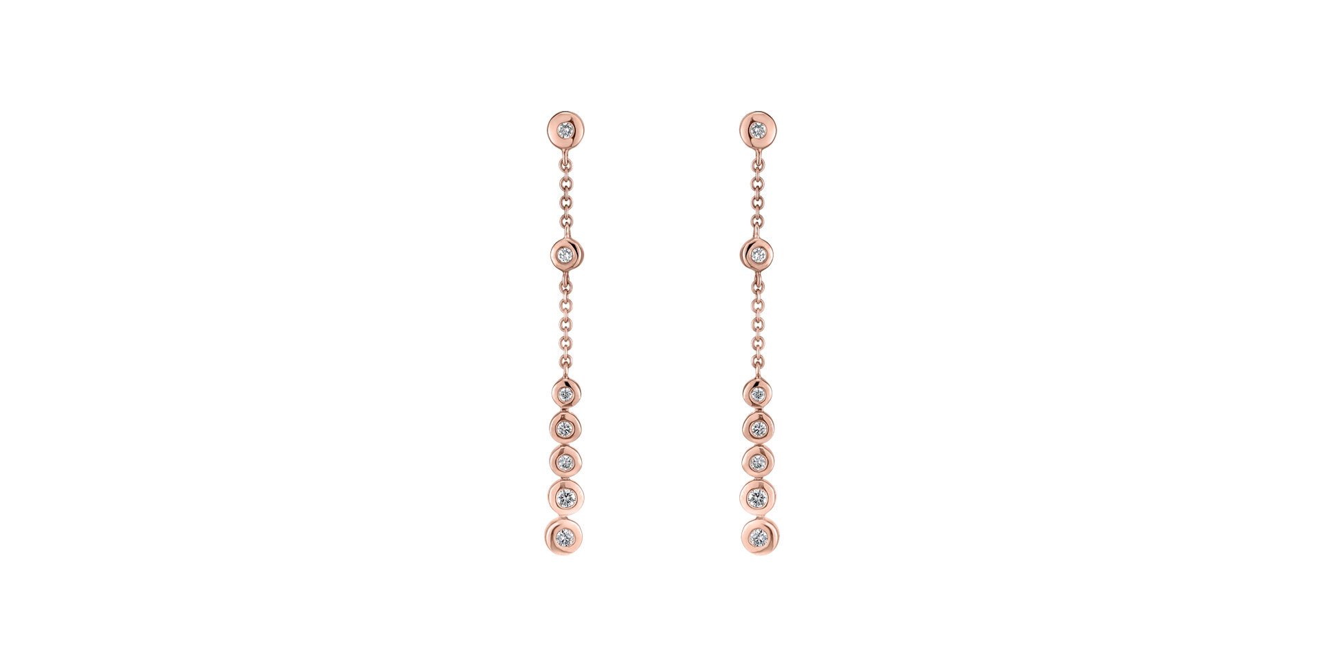 Diamond earrings Moonshine Waterfall