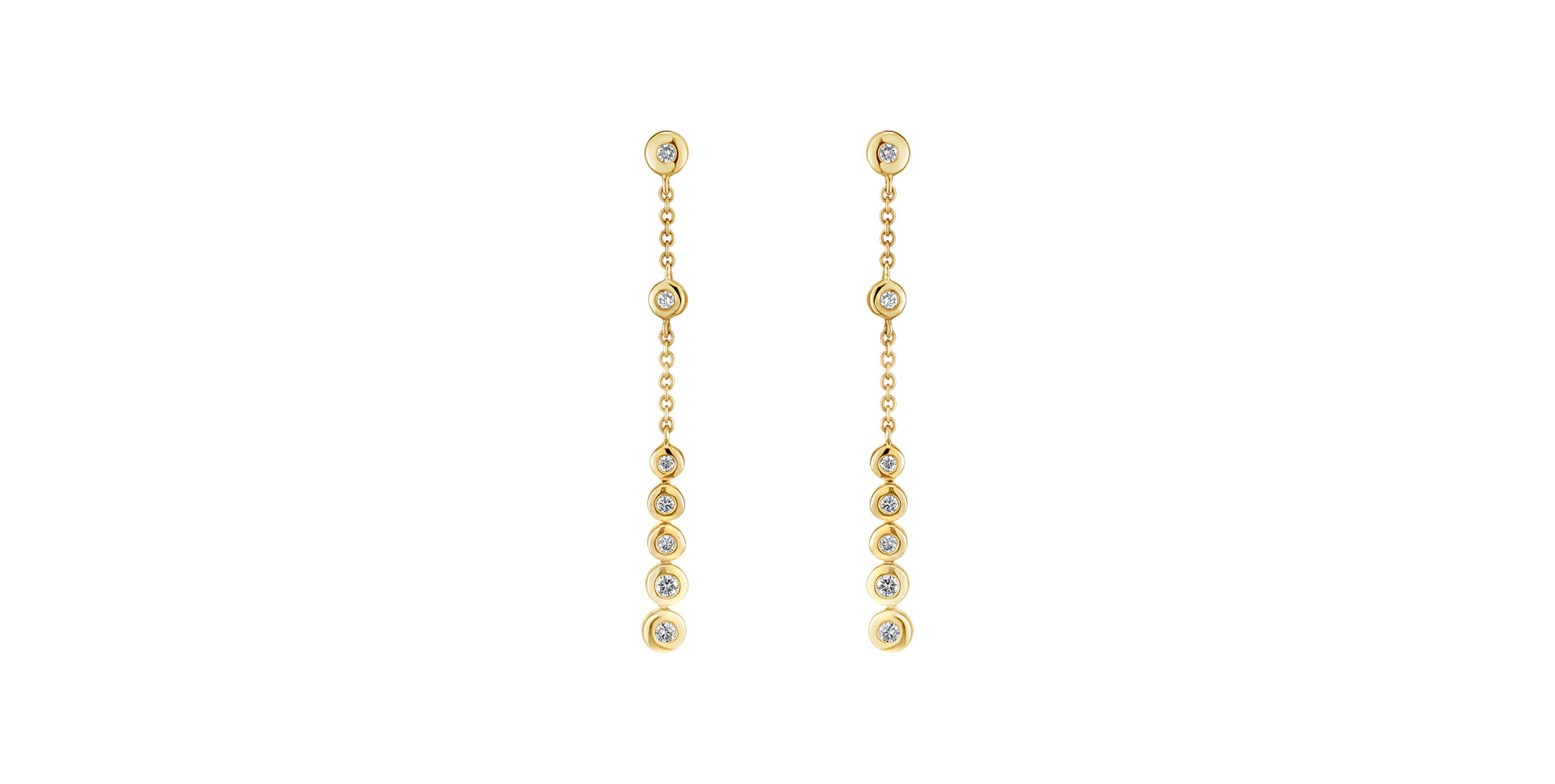 Diamond earrings Moonshine Waterfall