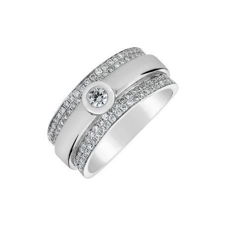 Diamond ring Mélanie Cold