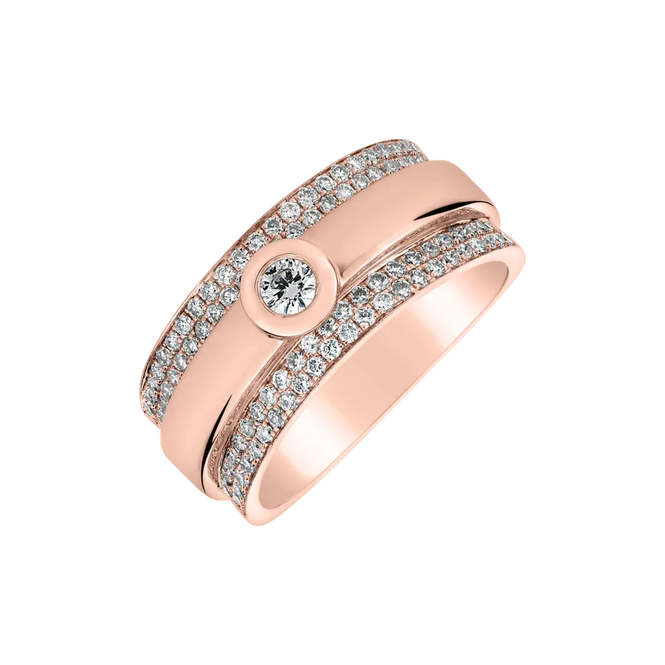 Diamond ring Mélanie Cold